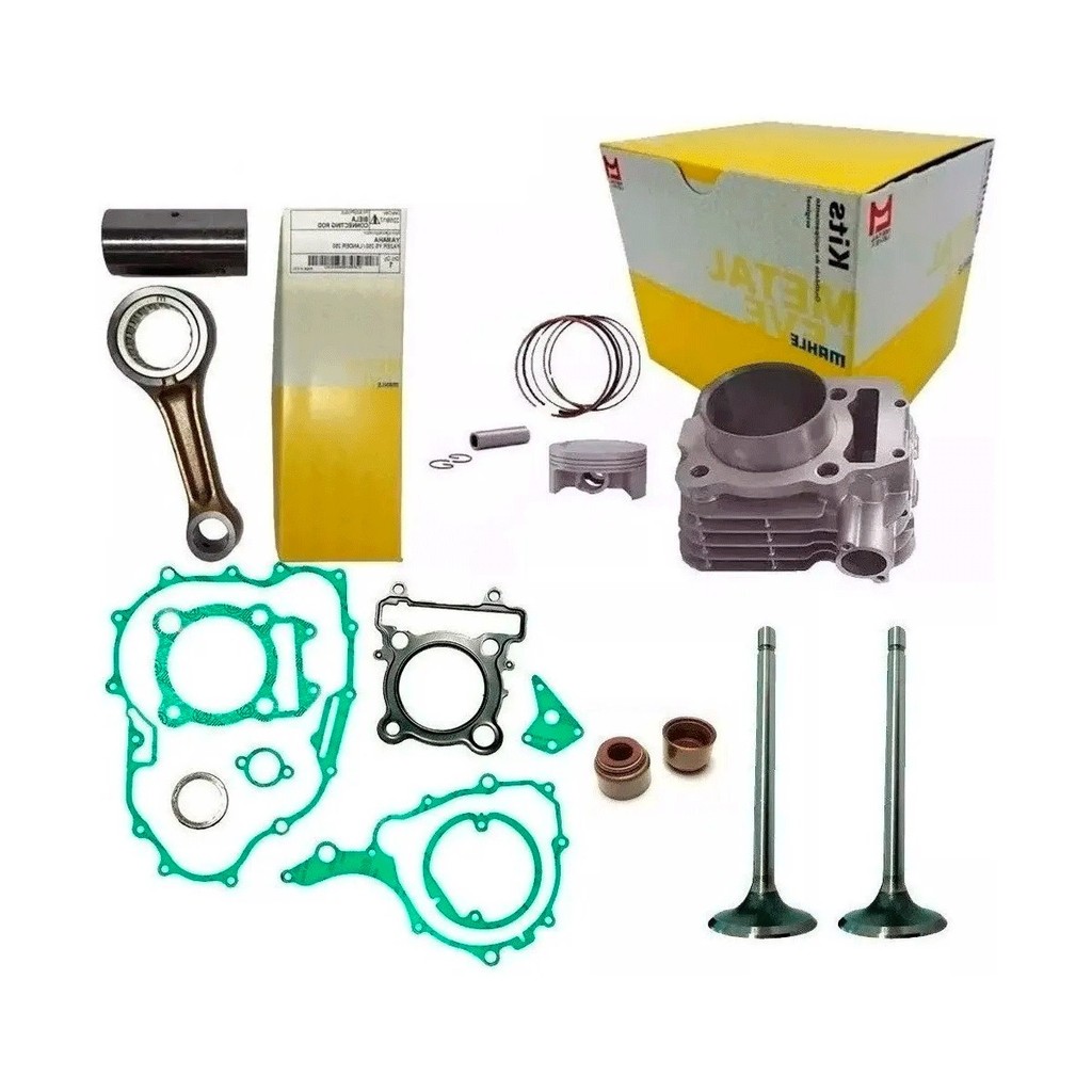 Kit Cilindro Motor Fazer Xtz Crosser Com Biela Shopee Brasil