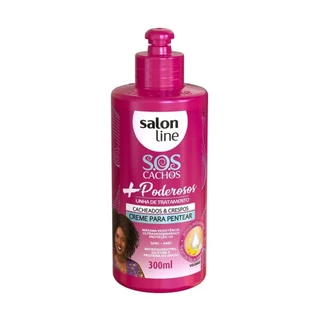 Sos Cachos Mais Poderosos Creme De Pentear Cacheados E Crespos 300 Ml - em Oferta na Shopee