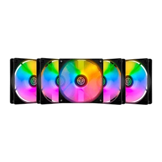 Kit Ventoinhas TGT Striker, Rainbow, 5x120mm, TGT-STK5-BLRBW em Oferta na Shopee