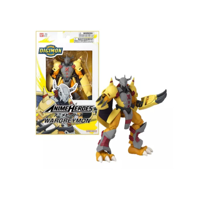 Wargreymon & Magnamon 2体セット Action Figure Anime Heroes Digimon Boneco Wargreymon Beelzemon