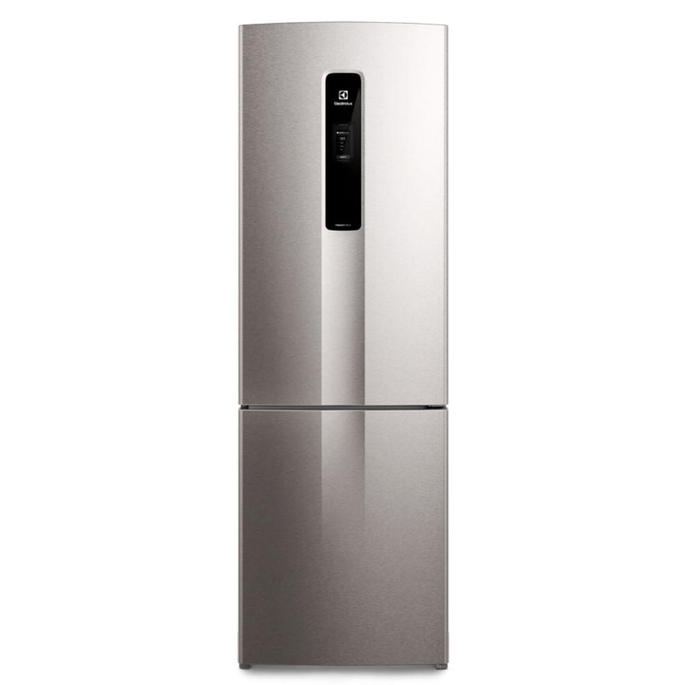 Refrigerador Bottom Freezer Electrolux de 02 Portas Frost Free com 400 Litros Efficient Rapid Freeze Inox - IB6S
