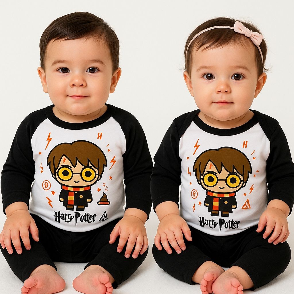 Conjunto Body e Calça Bebê Harry Potter Unissex – Roupa Infantil ...