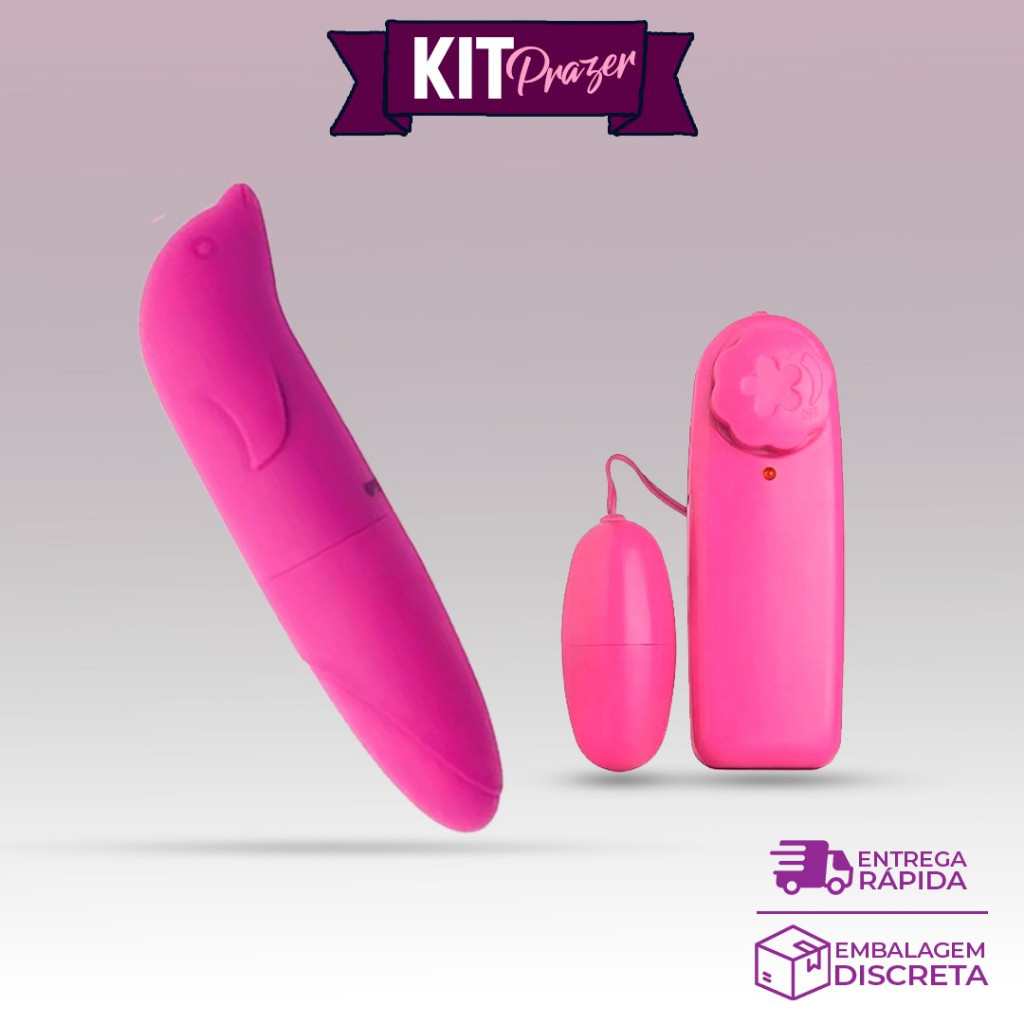 Vibrador Feminino GOLFINHO + Capsula Bullet