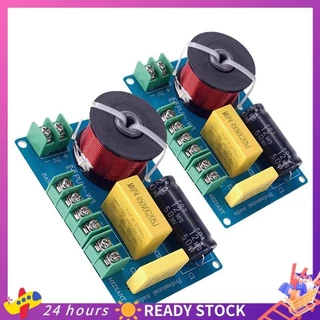 2 Peças De 200W Filtro De Áudio Hifi De 3 Vias Treble/Bass 3 Unidades Divisores De Freqüência