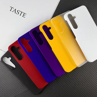 Simples Ultra-Fino Fosco Duro Caso De Telefone Para Samsung Galaxy A55 A54 A35 A25 A15 A34 A24 A14 PC Volta Capa Casos