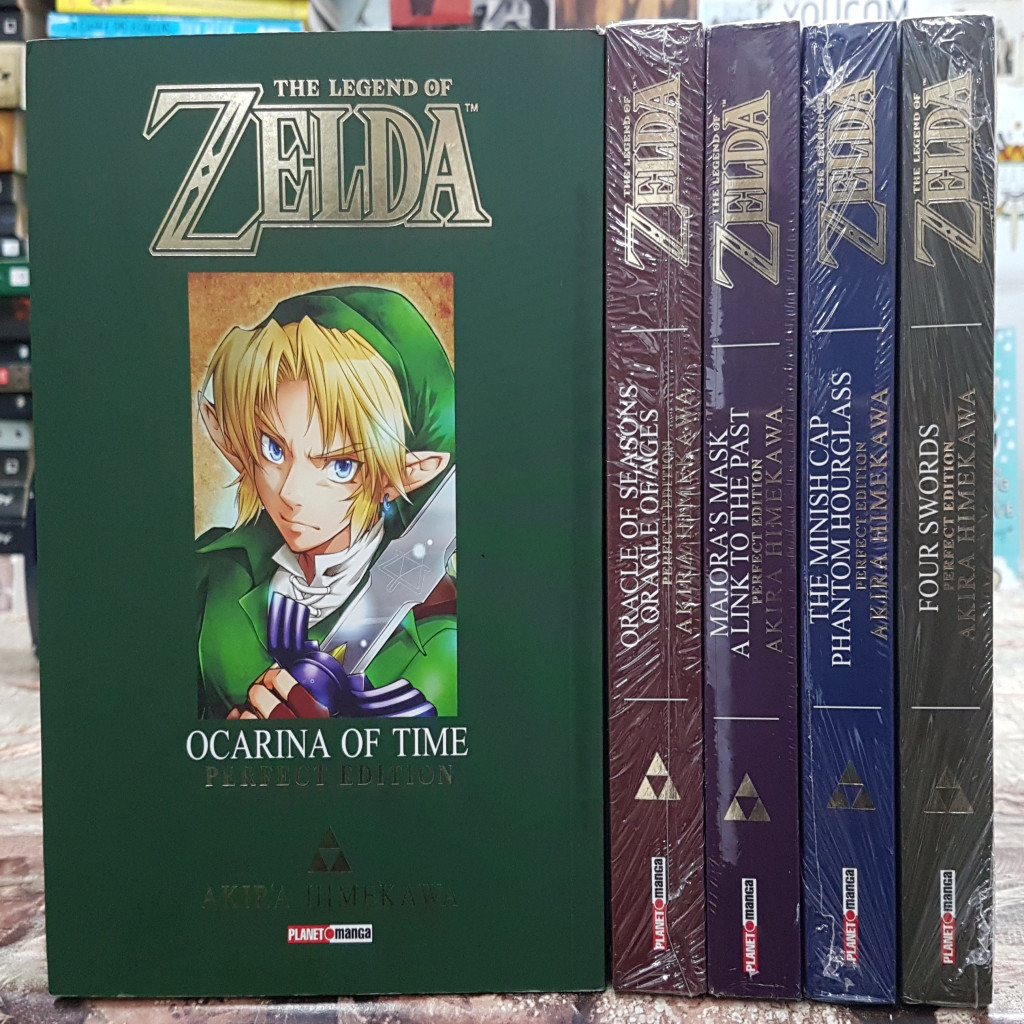 The Legend of Zelda com 5 Volumes Perfect Edition autor Akira Himekawa