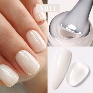 XEIJAYI 1pc 7,3ml Gel De Esmalte De Unhas Transparente De Damasco Popular Para O Natal De Inverno Presente De Mulheres