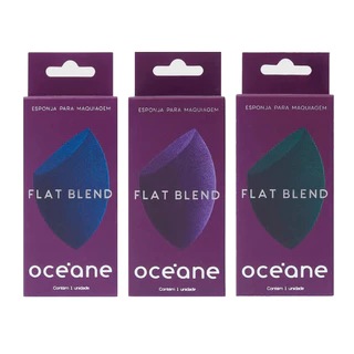 Esponja de Maquiagem Oceane Flat Blend