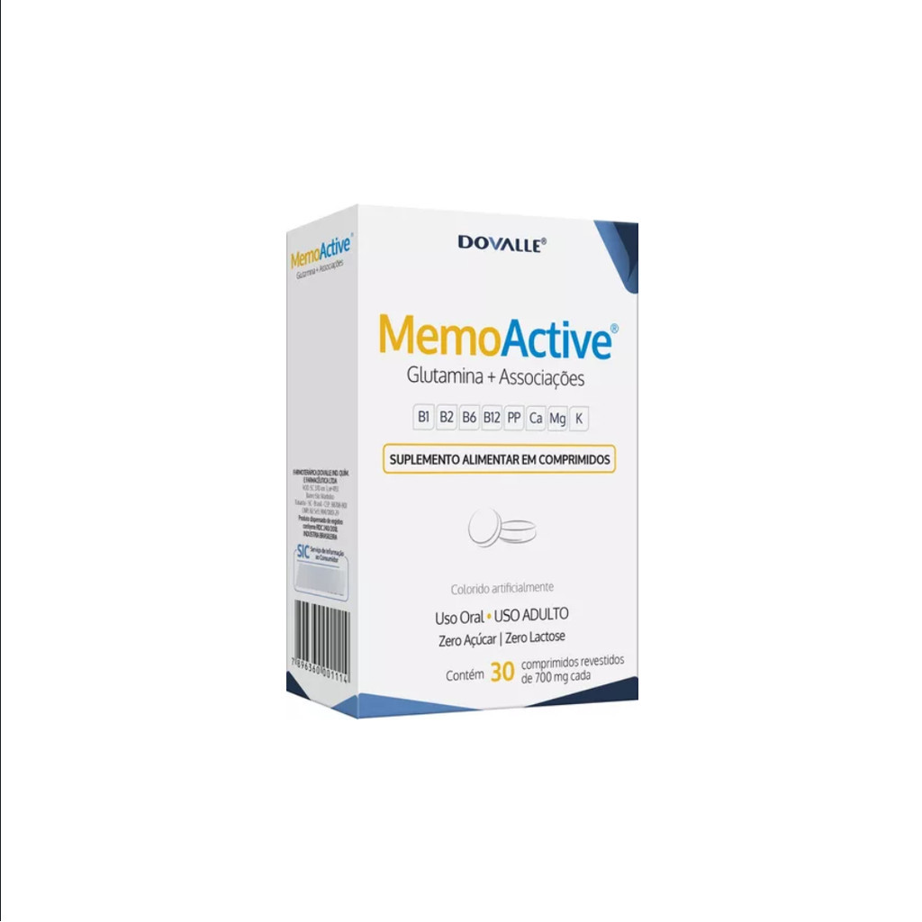 Memoactive C/ 30 Comprimidos | Shopee Brasil