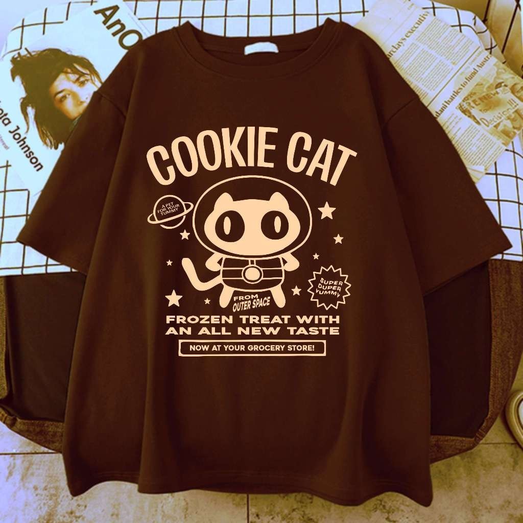 Camiseta Steven Universe Cookie Cat A Pet For Your Tummy Aesthetic