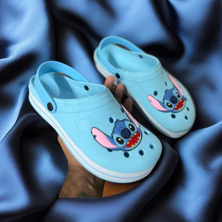 Sandália Babuche Croc Infantil Menino E Menina Lilo Stitch Disney Personagens Fofinhos Adulto 31 ao 41