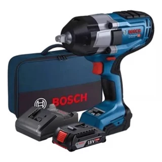 Chave De Impacto BOSCH Gds 18v-1000 + 1 Bateria 2ah + 01 Carregador + Bolsa