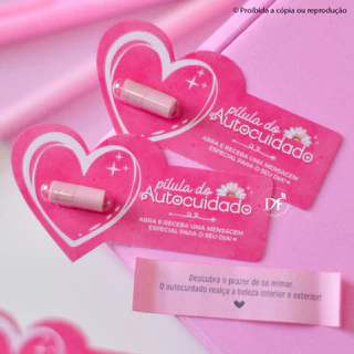 10 ou 25 Cartões Agradecimento + Pílulas Motivacionais - Outubro Rosa - Mimo para clientes