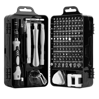 Kit Ferramentas 115 Peças Jogo Mini Chaves Precisão Multiuso Celular Notebook Tablet