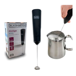 Mixer Portátil Black Decker Modelo M150 Misturador Multiuso E Portátil Com Haste Em Inox E Sem Fio