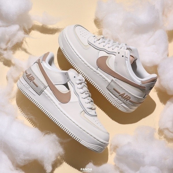 NIKE AIR FORCE 1 SHADOW Deconstructed Pato Cha Costura Leite Sapatos AF1 CI0919 116 Casual Mulheres Sapatos Shopee Brasil