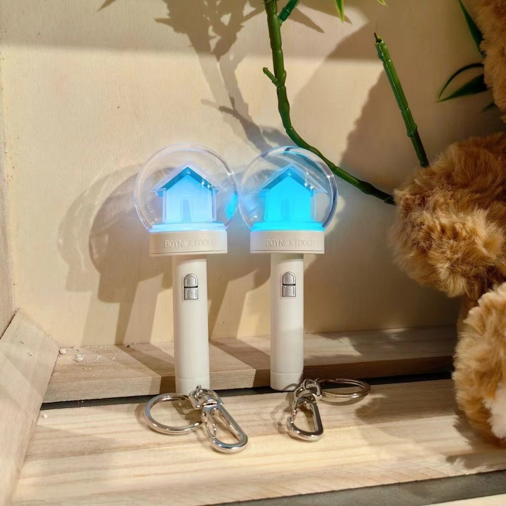 BOYNEXTDOOR Mini Lightstick Chaveiros Glow Stick Chaveiro Presente
