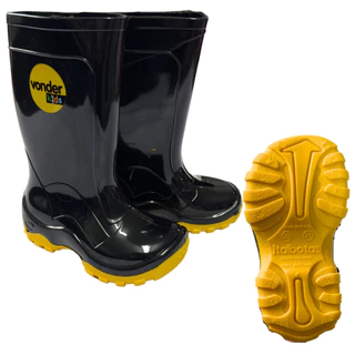 Bota Infantil Impermeável Galocha Borracha Pvc Vonder Kids Ca em Oferta na Shopee