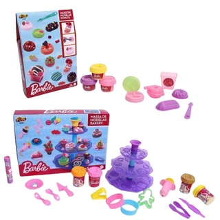 Kit Massinha de Modelar Barbie Donuts + Barbie Bakery - Fun