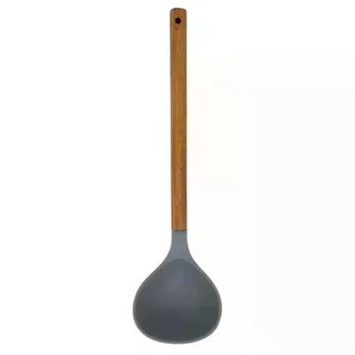 Concha Cabo Madeira Nature Cinza 29Cm Silicone em Oferta na Shopee