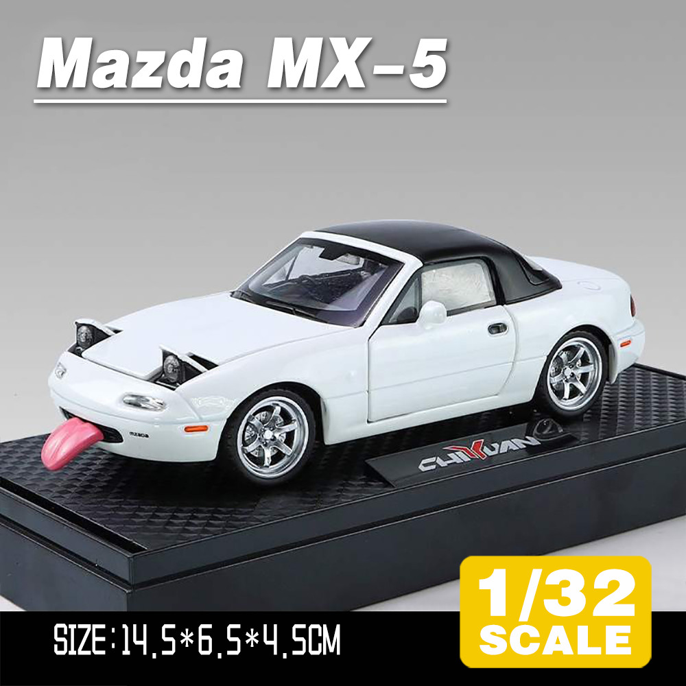 KLT 1 : 32 Mazda MX-5 Metal Alloy Toys Carro Modelo Diecast