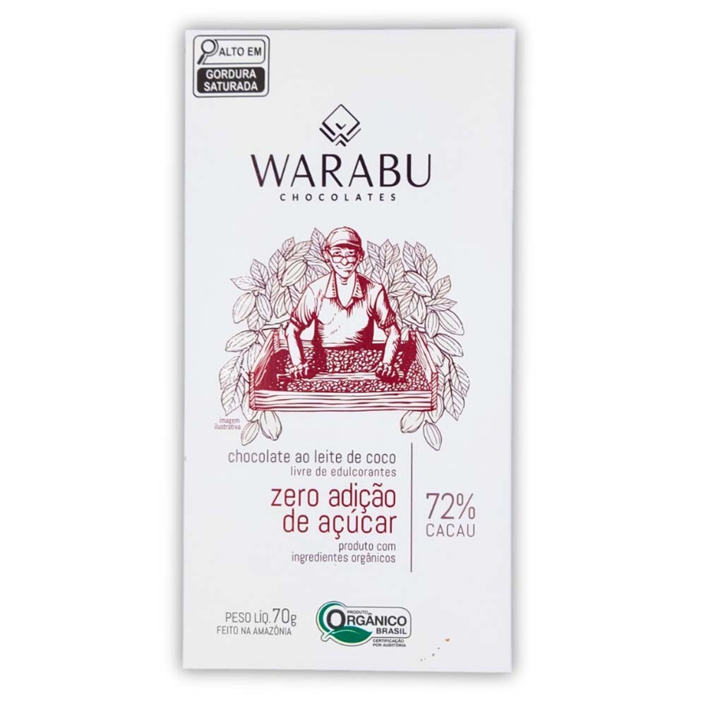Chocolate Zero 72% (70g) | Shopee Brasil