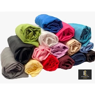 LENÇOL PARA CAMA  CASAL BOX  AVULSO 100% POLIÉSTER  LISO 180 FIOS 1- LENÇOL COM ELASTICO em Oferta na Shopee