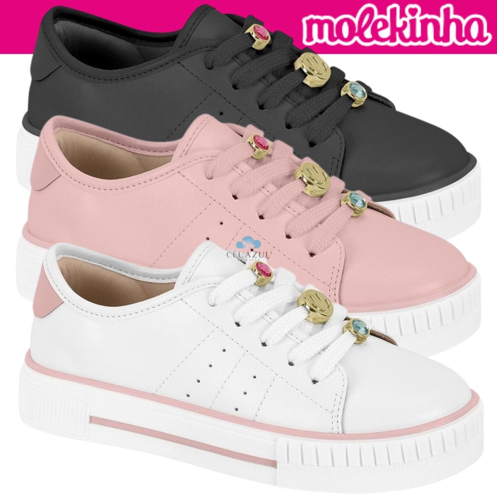 sapatenis infantil feminino molekinha em Promoção na Shopee Brasil