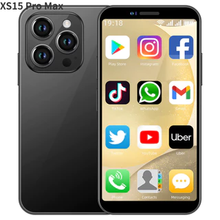Xs XS15 Pro Max Mini Smartphone Android 3G/4G Rede 3GB RAM 64GB ROM 3.5 " Tela De 5MP Câmera Dual SIM Com Play Store WhatsAPP