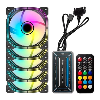 Kit Ventoinha Acegeek Prime, 5x120mm, ARGB, Preto, AG-PRIME5X1-BK em Oferta na Shopee