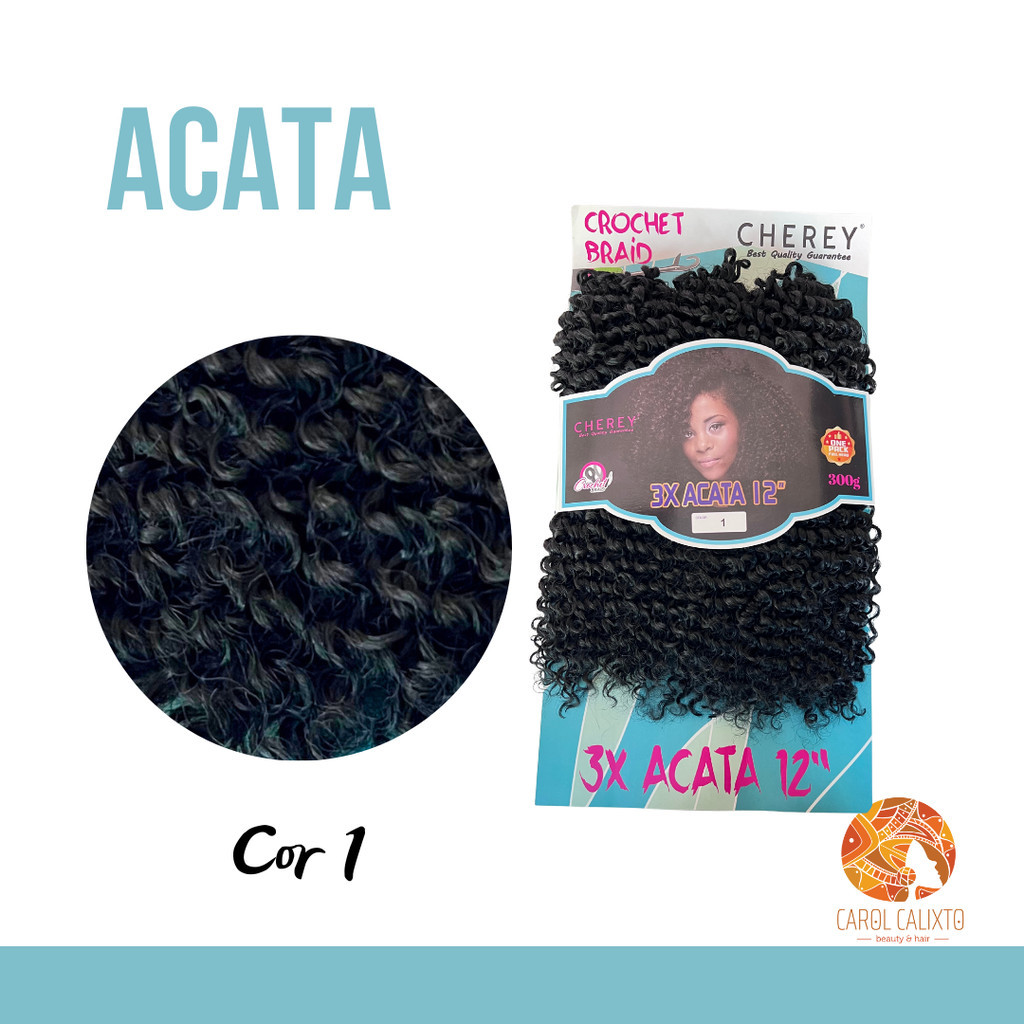 CABELO ORGÂNICO BLACK PARA CROCHET BRAIDS ACATA 300G | Shopee Brasil