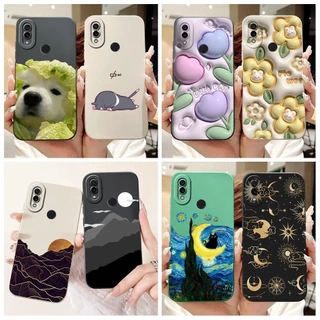 Para Xiaomi Redmi Note 7 Estojo Fashion Flower Proteção Da Câmera Soft Silicone Capa Do Telefone Pro Note7