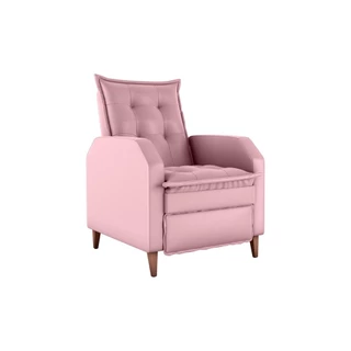 Poltrona da Mamãe Amamentação Reclinavel Yaris rosa Matrix