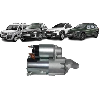 Motor Partida Arranque 9 Dentes Fiat Doblo Stilo Palio Weekend Strada