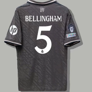 (Versão do jogador) 2024-25 Novo camisa do segundo jogo fora de casa do Real Madrid, Mbapebelin Imvinsius