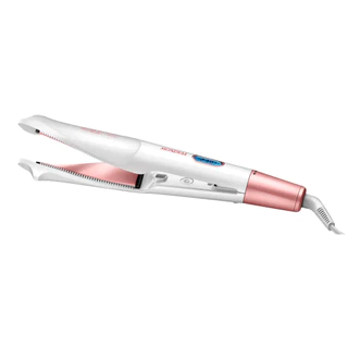 Prancha Alisadora e Modeladora 50W 2 em 1 Bivolt P-51 Branco RoseGold Mondial