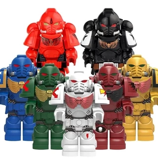 Compatível com os blocos de construção Lego Minifigures Warhammer 40K Space Warrior Arbitrator Terceiro Partido Montado Toy MY601-605