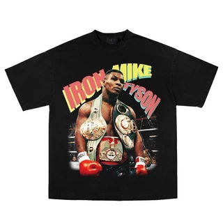Camiseta Masculina 100 % Algodão 30.1 Mike Tyson Retro Moda Vintage Lançamento Envio Imediato
