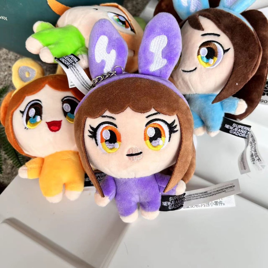 NWJNS Chaveiro De Pelúcia MINJI HANNI Danelle HAERIN HYEIN Design