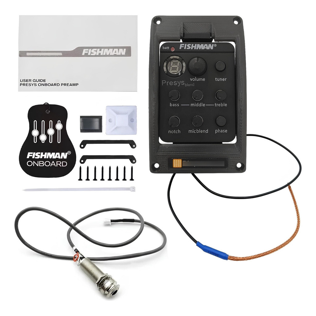 Kit Captador + Adaptador Fishman Para Preamp Curvo | Shopee Brasil