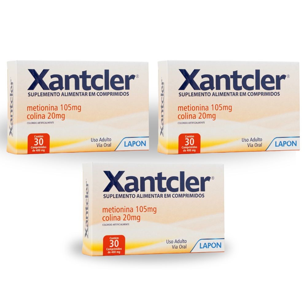 3 Xantcler - 90 Comprimidos | Shopee Brasil