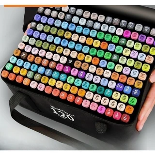 120 peças Caneta Marcadora De Cabeça Dupla Conjunto De Canetas De Aquarela Especial Para Crianças
