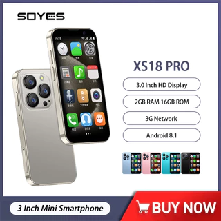SOYES XS18 Pro Mini Smartphone Android 8.1 2GB RAM 16GB ROM Reconhecimento Facial Duplo SIM 1000mAh 3G Rede 3.0 Polegada