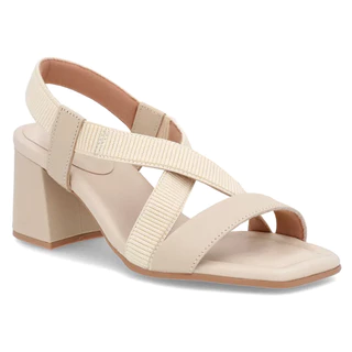 Sandália Elástico Vanilla Feminina AI16011004 - Usaflex em Oferta na Shopee
