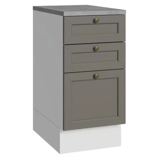 Balcão de Cozinha 40 cm 3 Gavetas  Vik Madesa em Oferta na Shopee