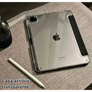 Capa De Proteção Para Ipad Com Design Transparente,ipad 7/8/9,ipad10,ipad air4/5,ipad air m2/m3 11'