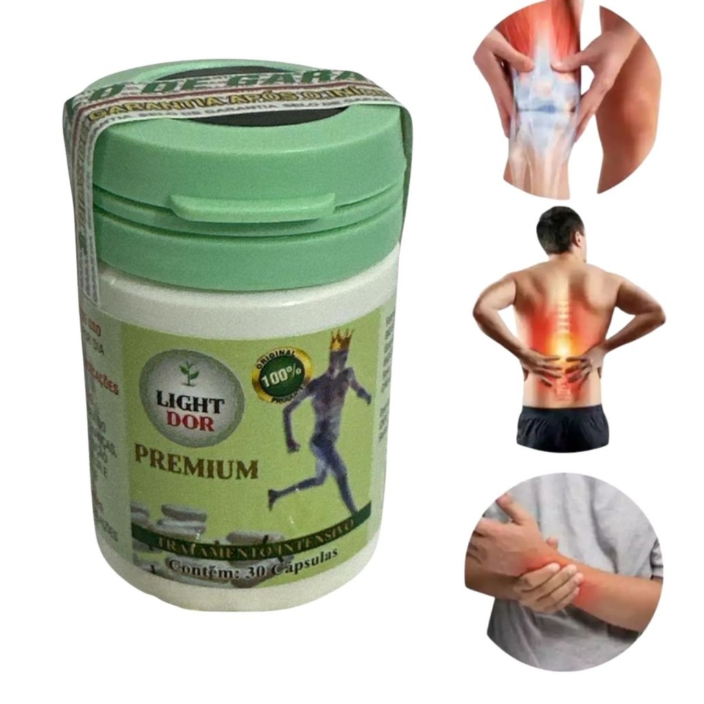 Suplemento Alimentar Light Dor Original | 30 Cápsulas | Shopee Brasil