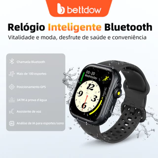 BETDOW GPS Smartwatch Com Alexa Integrada , Resistência À Água De 3 ATM E Rastreamento Esportivo (Adequado Para Natação) em Oferta na Shopee
