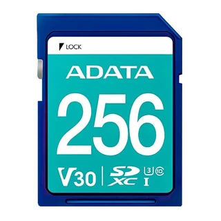 Cartao de Memoria Adata V30S, 256GB, SDXC, ASDX256GUI3V30S-R em Oferta na Shopee