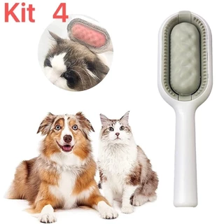 Petclean Pro Escova Multifuncional 4 Em 1 Gatos E Cachorros em Oferta na Shopee